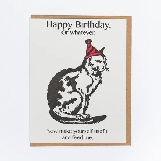 Happy Birthday of Whatever Greeting Card