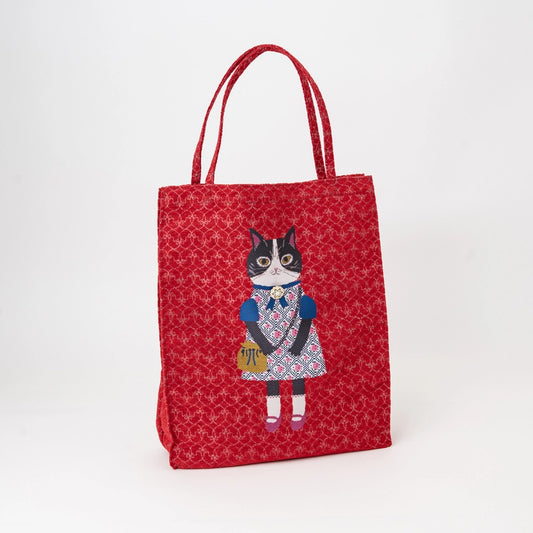 Kusuguru "Honey Bean Princes" Jacquard Tote