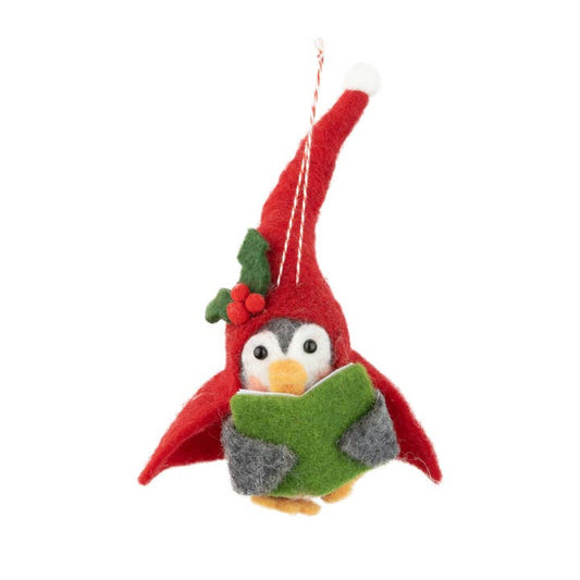 Felt Penguin Ornament