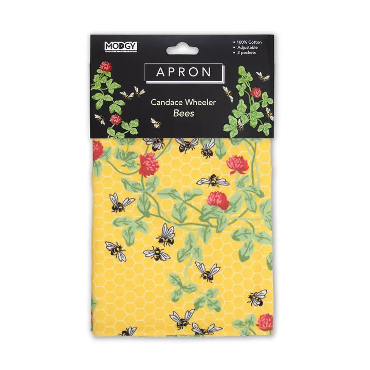 Modgy Cotton Apron-Candace Wheeler Bees