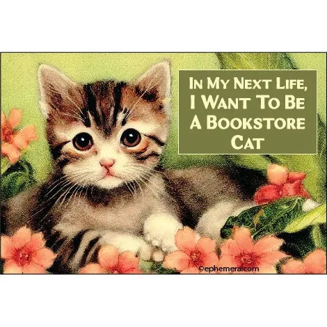 In My Next Life I Want to Be a Bookstore Cat Magnet