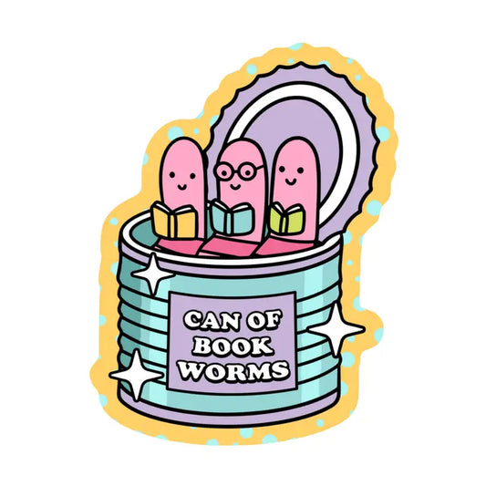 Adorable Can of Book Worms