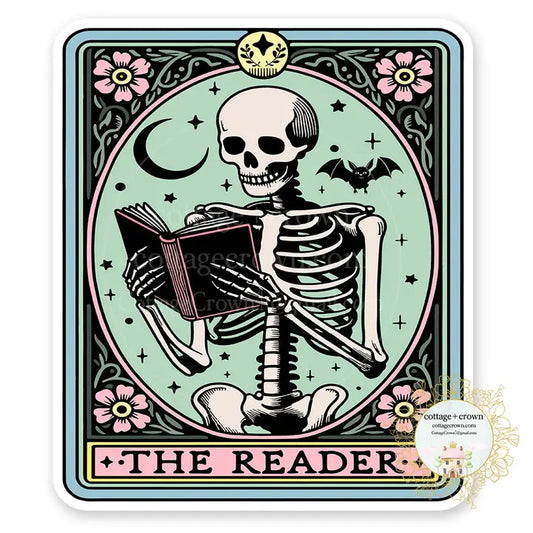 Skeleton Boho Vinyl Decal Sticker