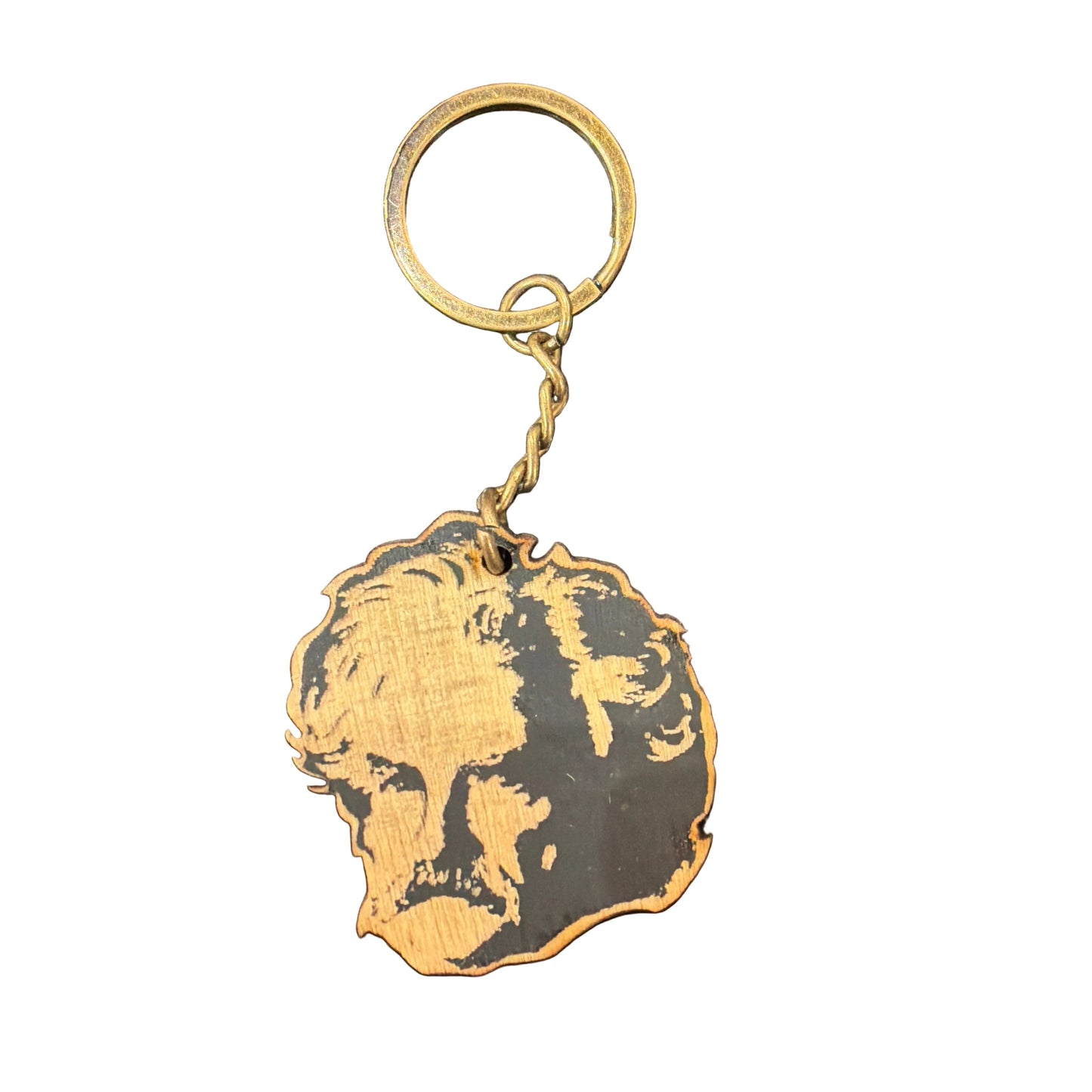 Mark Twain LetterCraft Wooden Keychain