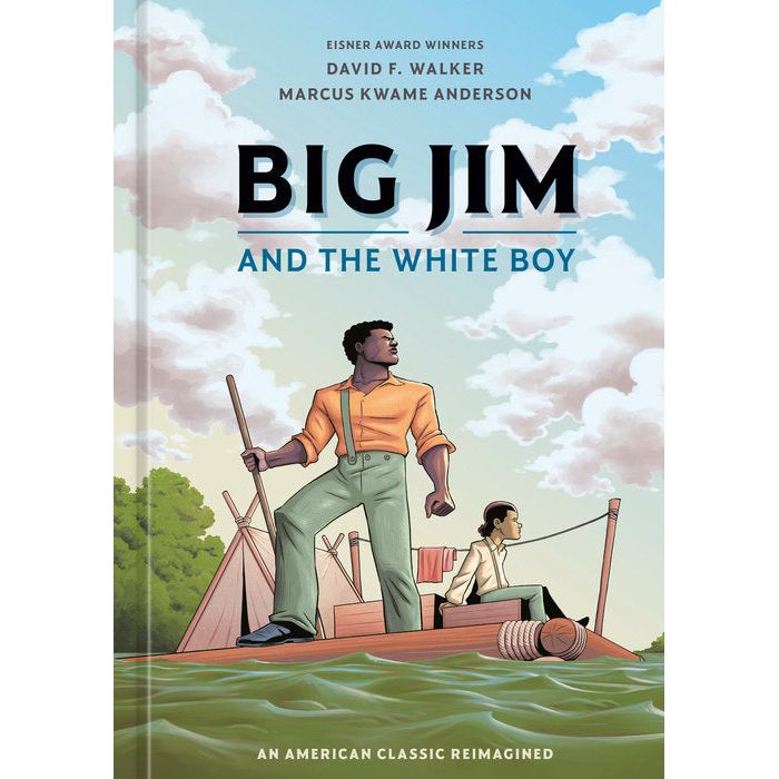 signed first edition first print run copy of Big Jim and the White Boy by Eisner Award Winners David F. Walker and Marcus Kwame Anderson.