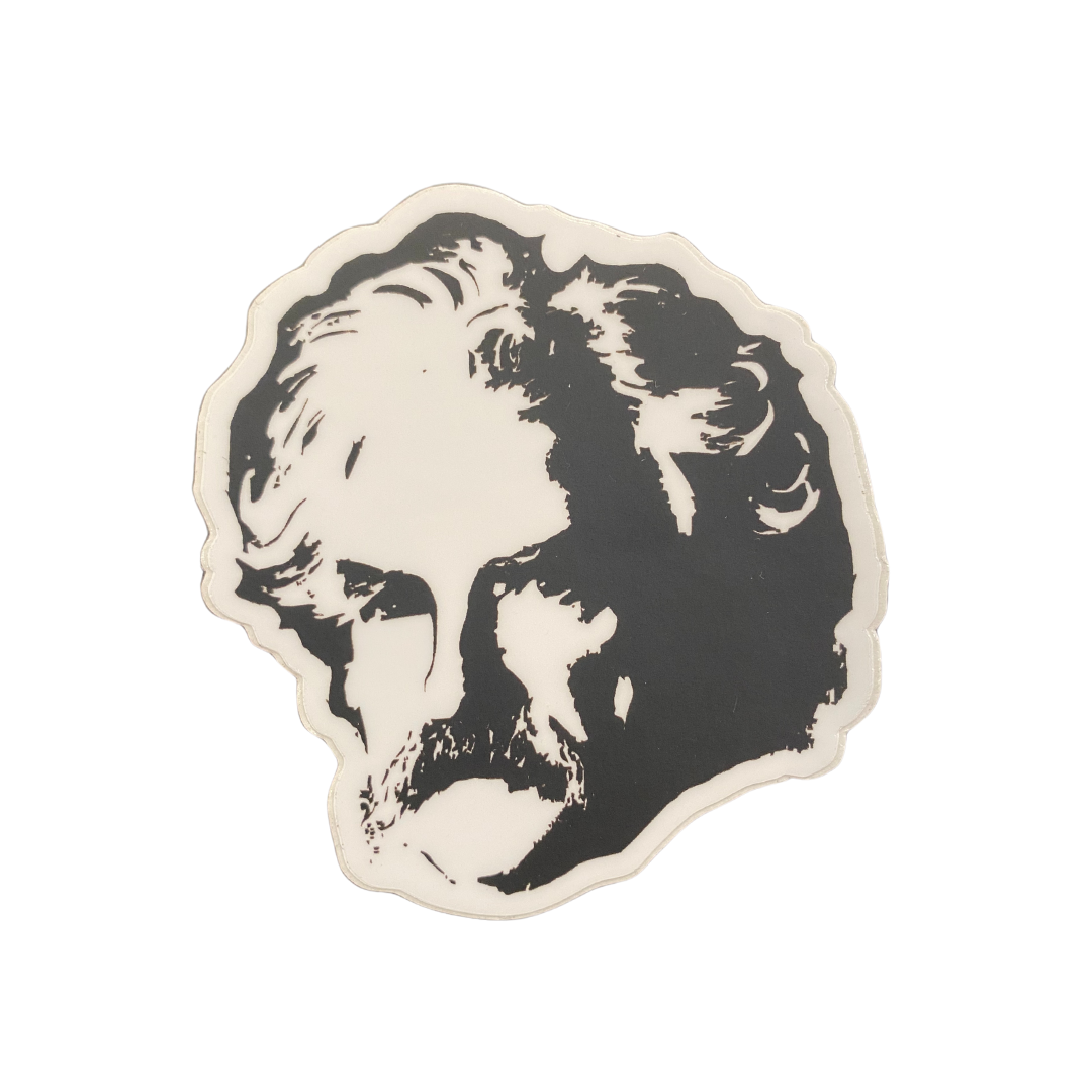 Mark Twain Face Sticker