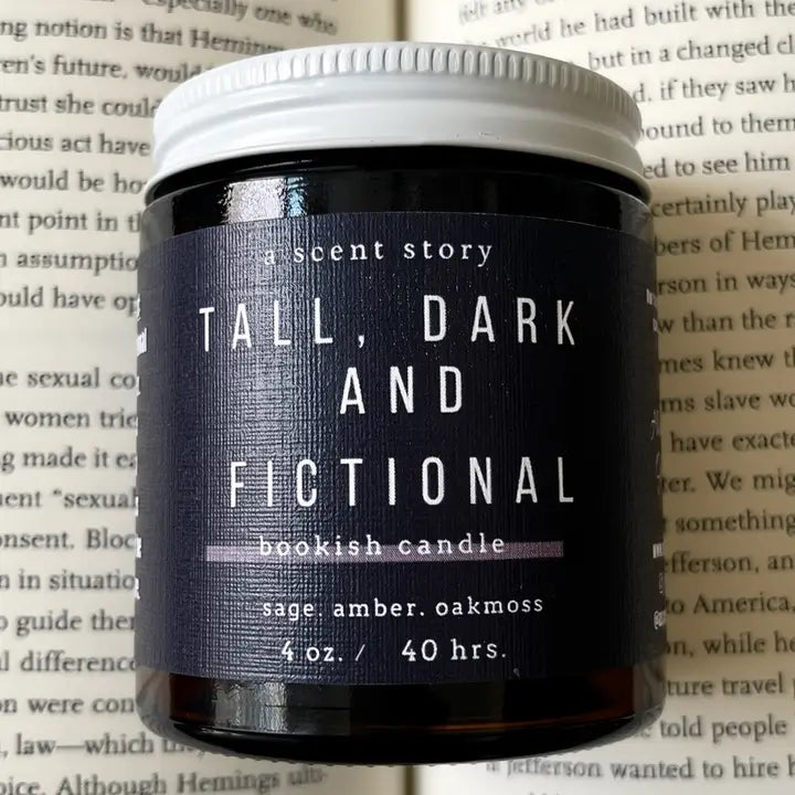 Tall, Dark & Fictional Candle