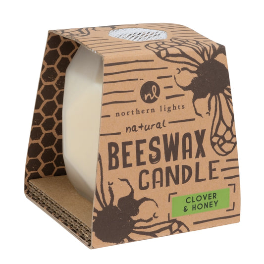 Clover and Honey Beeswax Candle