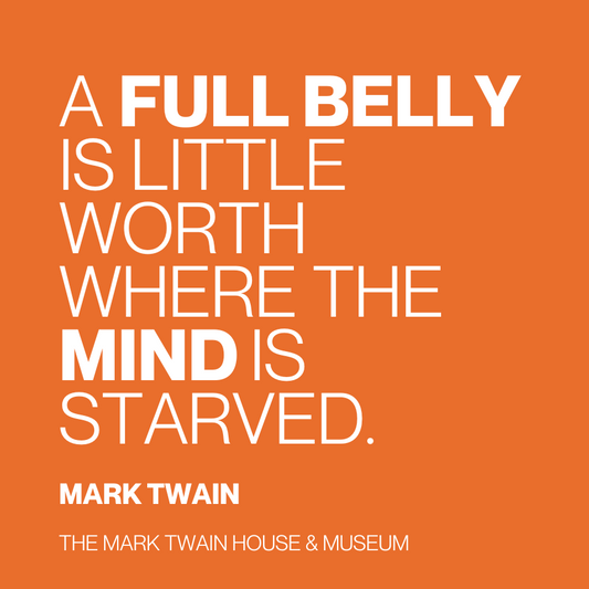 Twain Quote Magnet "Full Belly"