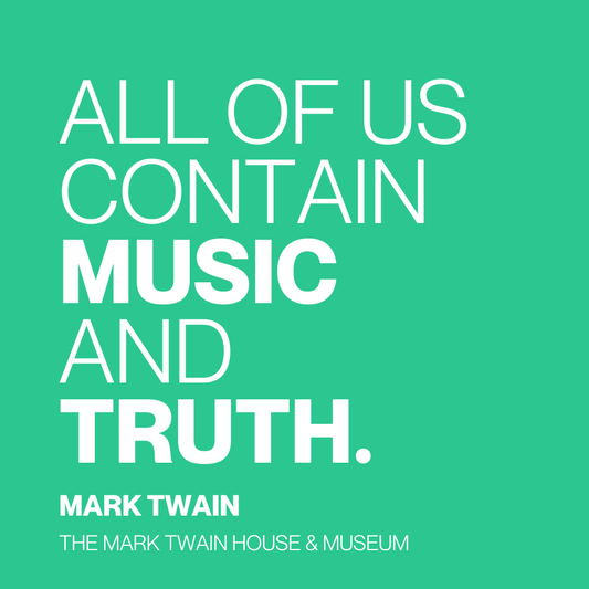 Twain Quote Magnet "Music and Truth"