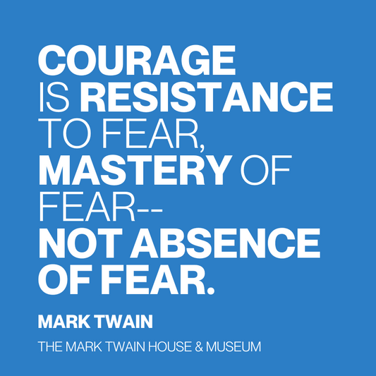 Twain Quote Magnet "Courage"