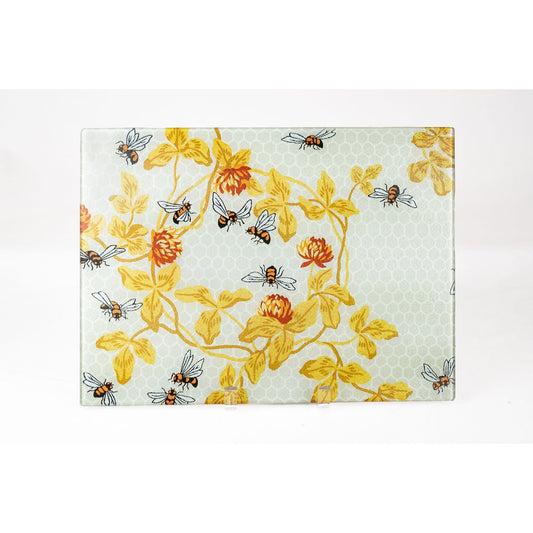 Bee Wallpaper Cutting Board