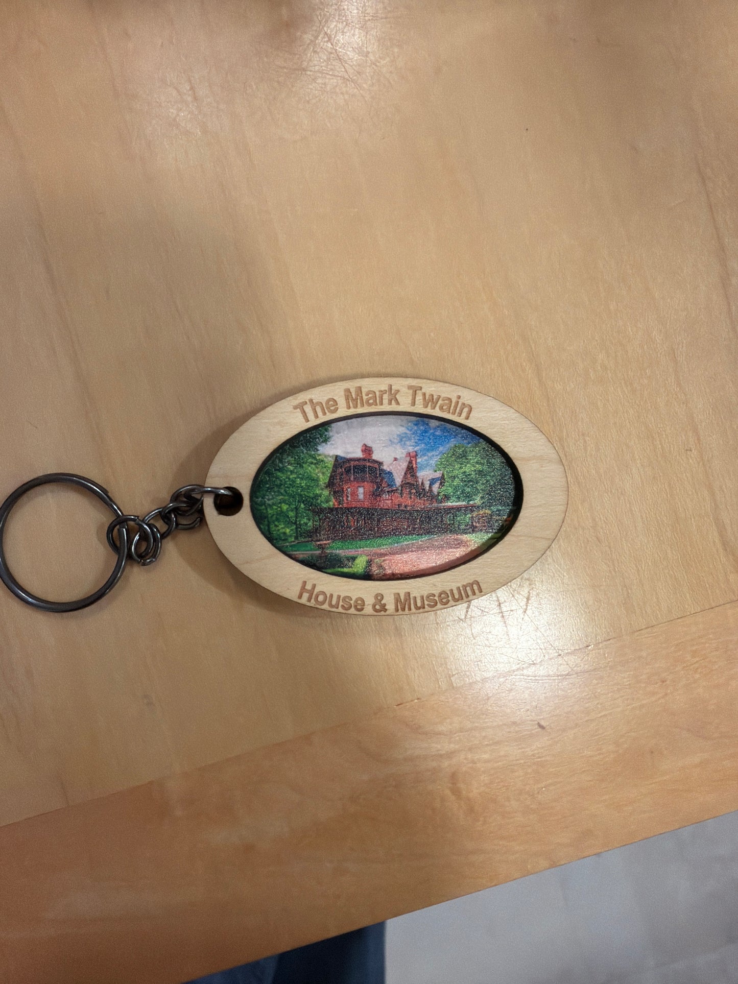 Mark Twain House Key Chain