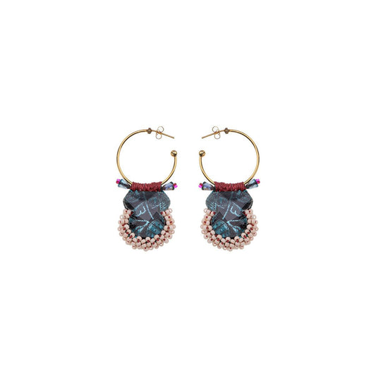 Ayala Bar Summer Skies Artisan Hoop Earrings