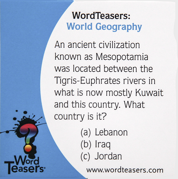 Word Teasers: World Geography
