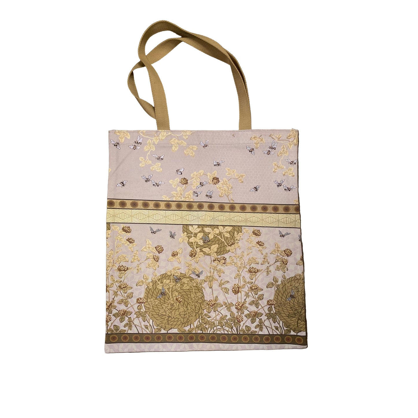 Candace Wheeler "Bees With Honeycomb" Cotton Tote Bag