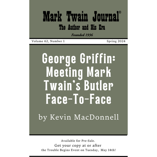 Mark Twain Journal: Volume 62, Number 1