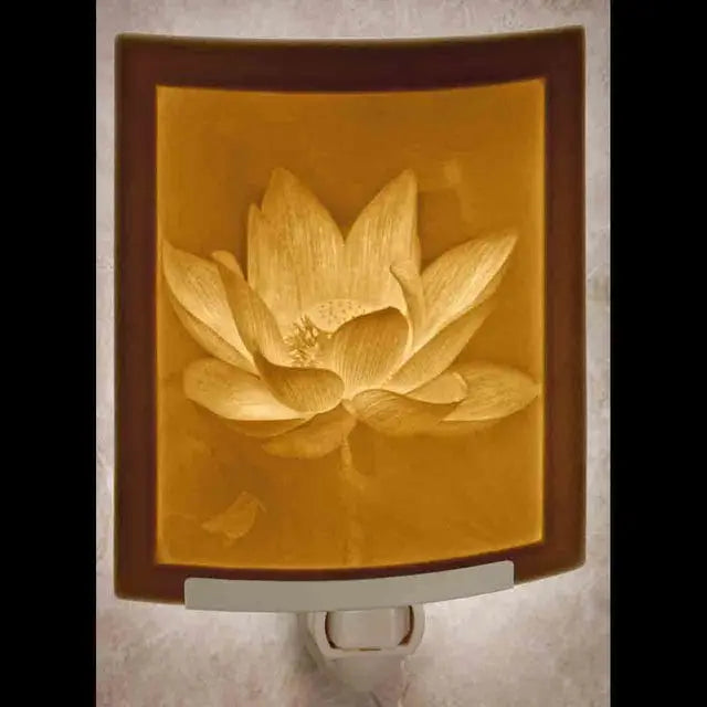 Lotus Flower Curved Night Light