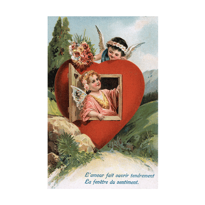 Victorian Valentine Postcard Book