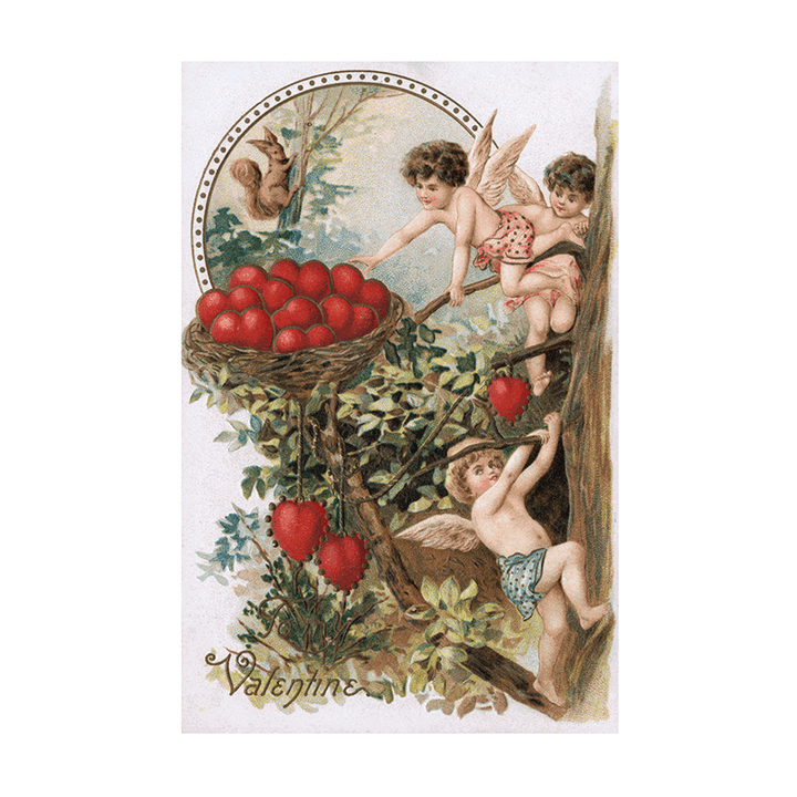 Victorian Valentine Postcard Book