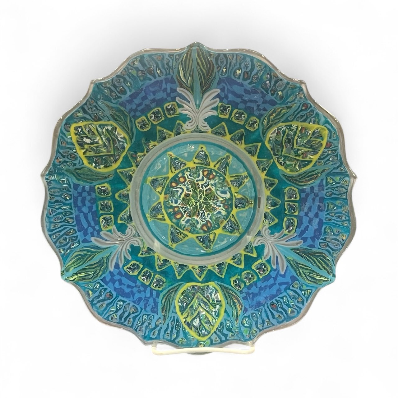 One-of-a-Kind Glass Plate