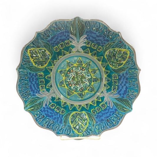 One-of-a-Kind Glass Plate