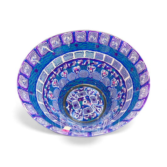 Large Glass Fruit Bowl – One-of-a-Kind Design by Barbara Levy