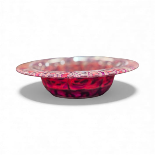 Glass Candy Dish Made by Artist Barbara Levy