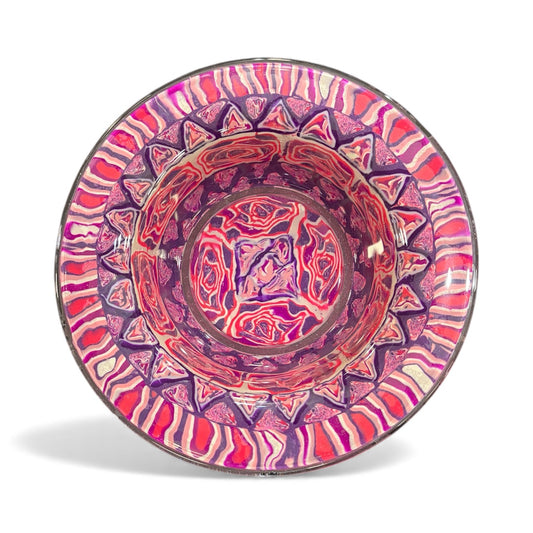 Glass Candy Dish Made by Artist Barbara Levy