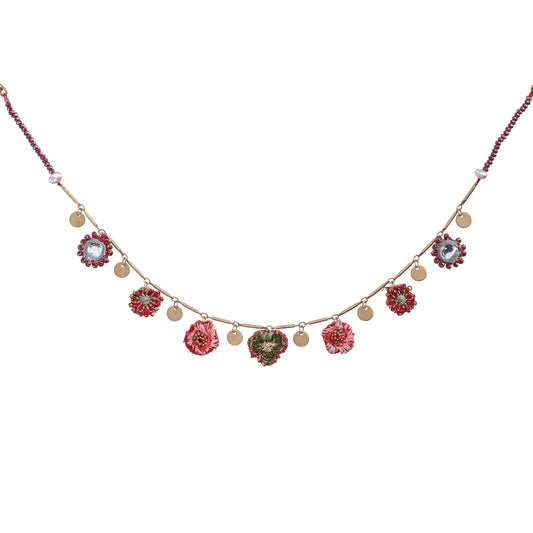 Ayala Bar Embroidered Garden Necklace