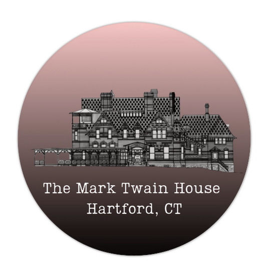 Mark Twain House Blueprint Sticker