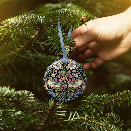 William Morris "Strawberry Thief" Keepsake Ornament