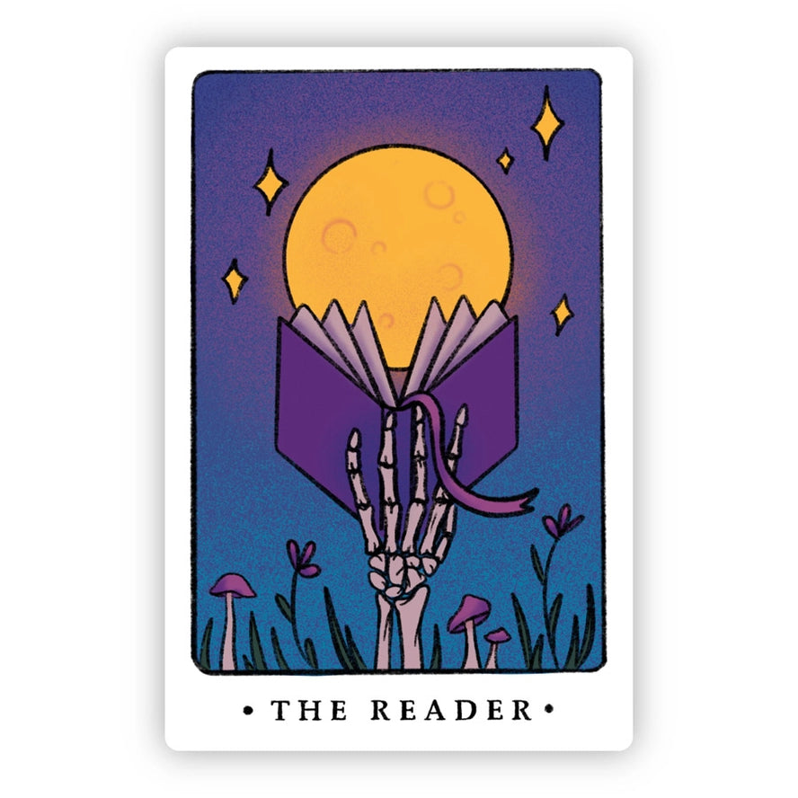 The Reader Tarot Card Vinyl Sticker
