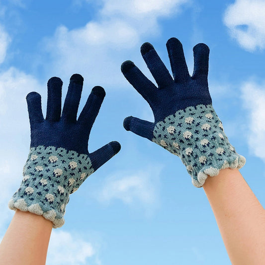 Cute Knit Gloves For Women – Touchscreen