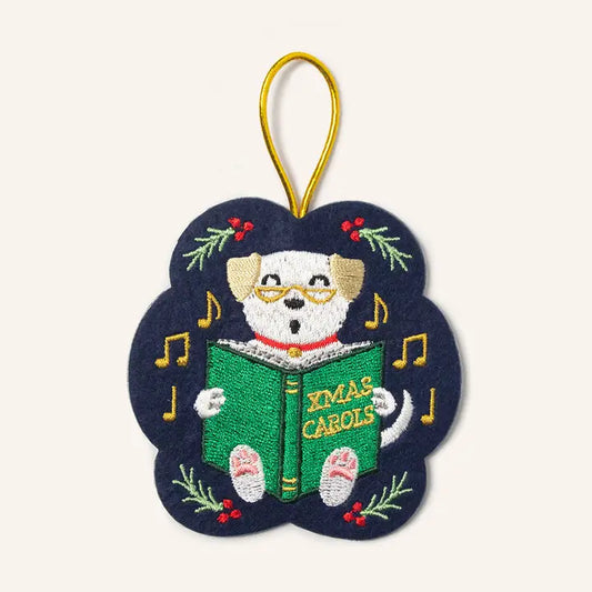 Singing Dog Ornament