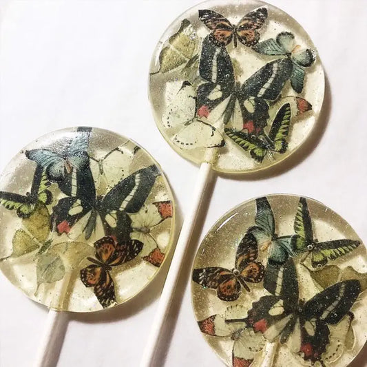 Kaleidoscope Butterflies Lollipops