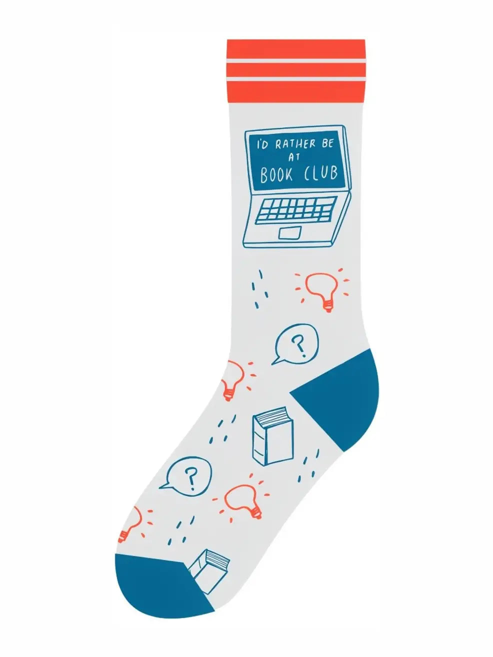 I'd Rather Be at Book Club Socks