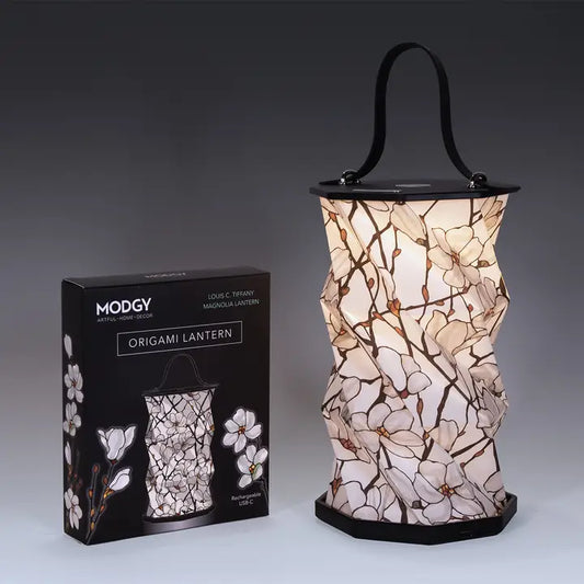 Tiffany Magnolia Origami Lantern