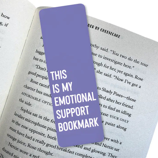 Emotional Support Bookmark
