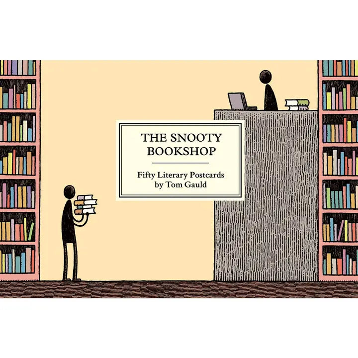 The Snooty Bookshop: Fifty Literary Postcards By Tom Gauld