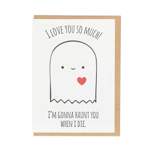Ghostlove Greeting Card