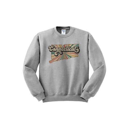 Retro Connecticut Crewneck Sweatshirt