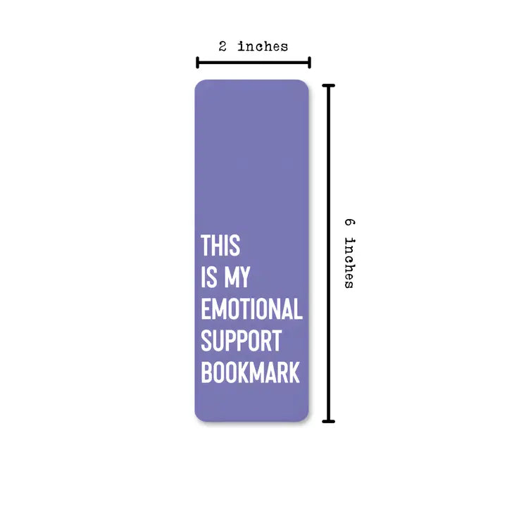 Emotional Support Bookmark