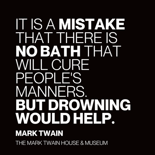 Twain Quote Magnet "Manners"