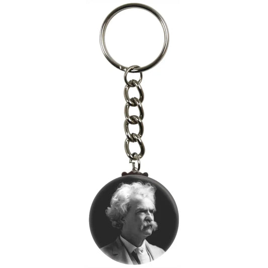 Mark Twain Profile Keychain