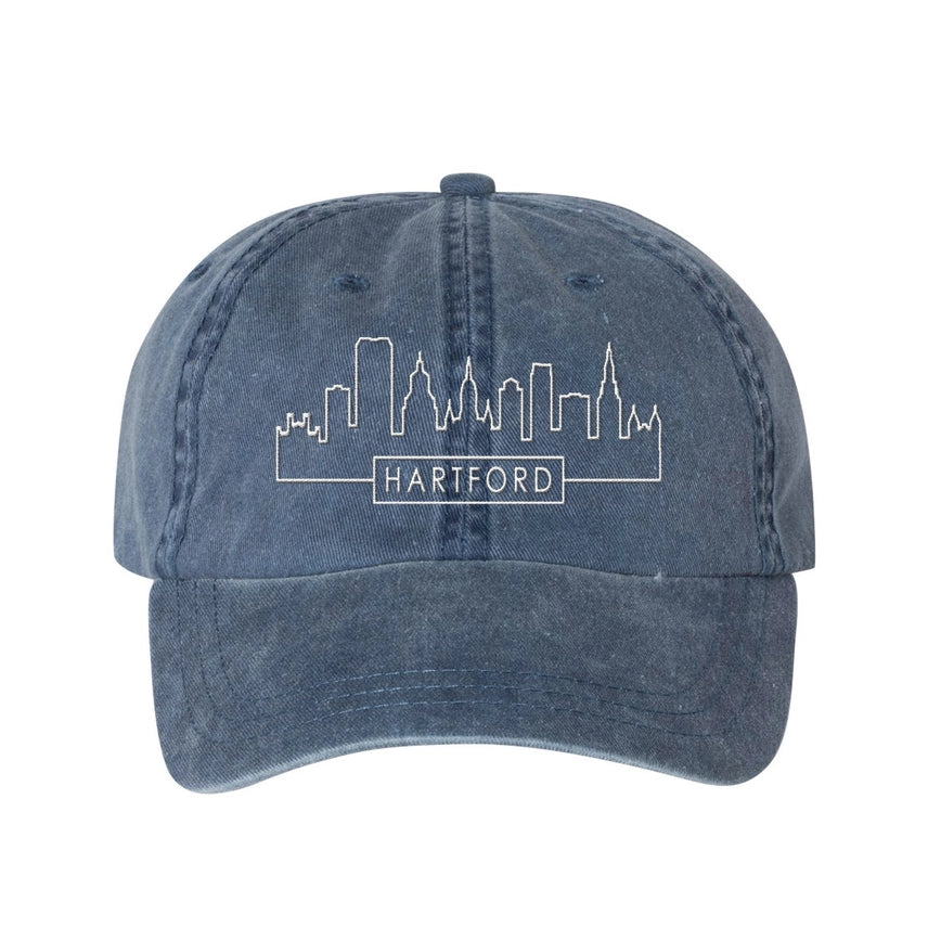 Skyline Hartford Embroidered Pigment Dyed Hat