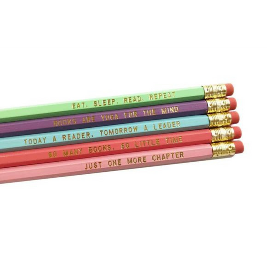 Book Lover Pencil Set