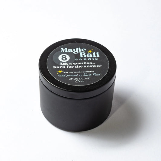 Magic 8 Ball Candle