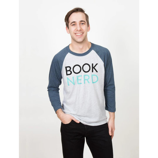 Book Nerd Baseball Shirt