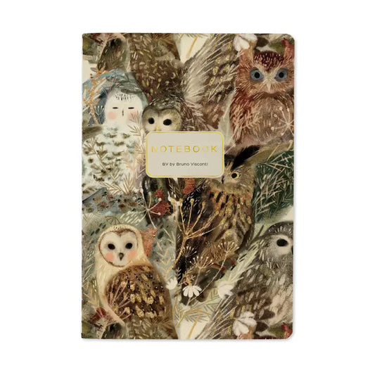 Vegan Leather Forest Flowers Journal